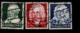 Deutsches Reich 573 - 575 Schütz, Bach Und Händel  Gestempelt Used  (2) - Used Stamps