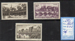 FRANCE LUXE ** N°499/501 - Unused Stamps