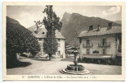 SAMOENS L'Hôtel De Ville Le Criou ( 2.225 M ) Voyagé 1934 * Editeur LL - Samoëns