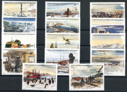 TAAF 2001 - N°308 A N°321 - 14 TIMBRES DE CARNET DE VOYAGE - Neufs