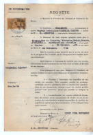 VP23.129 - BRESIL X LE HAVRE 1936 - Requête / Ordonnance - Capitaine GUALBERTO, Navire Brésilien ¨ SIQUEIRA CAMPOS ¨ - Trasporti