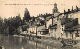 K2805 - VARENNES En ARGONNE - D55 - Ville Haute Et Quai Sur L'Aire - Andere & Zonder Classificatie