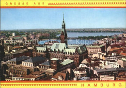 72404046 Hamburg Rathaus Binnen-und Aussenalster Hamburg - Sonstige & Ohne Zuordnung