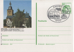 Germany Deutschland 1980 Lindlar, 34. Bundestag, Canceled In  Aachen - Postcards - Used