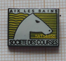 PAT14950 SOCIETE DES COURSES AIX LES BAINS CHEVAL BLANC PMU COURSES HIPPIQUES Dpt 73 SAVOIE En Version EGF - Giochi