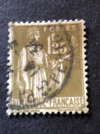 FRANCE Timbre 287 1f25 Olive, Oblitéré - Used Stamps