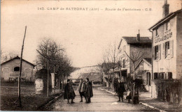 Camp De Sathonay Route De Fontaines Rhône 69580 N°145 Dos Vert Cpa Ecrite Au Dos En B.Etat - Other & Unclassified
