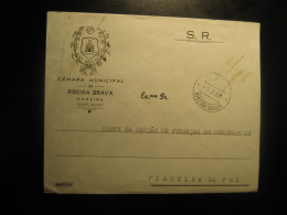 RIBEIRA BRAVA 1960 To Figueira Da Foz S.R. Postage Paid Cancel Cover MADEIRA Portuguese Area Portugal - Madeira