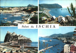 72403424 Ischia Hafen Strand Camping Kueste Castello Aragonese Ischia - Autres & Non Classés