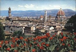 72403402 Firenze Florenz Stadtbild Mit Kathedrale Palazzo Vecchio  - Autres & Non Classés