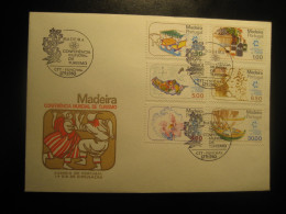 FUNCHAL 1980 Conferencia Mundial De Turismo Tourism Tourist FDC Cancel Cover MADEIRA Portuguese Area Portugal - Madère