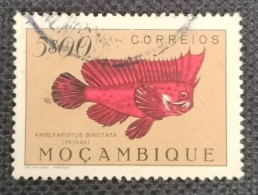 MOZPO0371UB7 - Fishes - 5$00 Beige Used Stamp - Mozambique - 1951 - Mosambik
