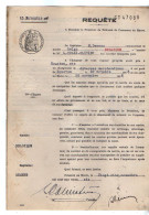 VP23.131 - HOUSTON ( Usa ) X LE HAVRE 1936 - Requête / Ordonnance - Capitaine H. DEMENS, Navire Belge ¨ BELGIQUE ¨ - Transports
