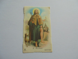 S Rochus Roch Image Pieuse N° 2069 Religieuse Holly Card Religion Saint Santini Sint Sancta Sainte - Imágenes Religiosas