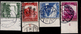 Deutsches Reich 580 - 583 Eisenbahnen  Gestempelt Used (2) - Oblitérés