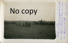 CARTE PHOTO FRANCAISE - REMISE DE MEDAILLE A GENTELLES PRES DE BOVES - AMIENS SOMME GUERRE 1914 1918 - War 1914-18