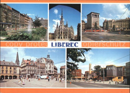 72403303 Liberec Namesti Radnice Obchodni Dum Jested Platz Rathaus Liberec  - Tchéquie