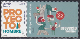 2024-ED. 5750- Sello Solidario. Proyecto Hombre- NUEVO - Unused Stamps