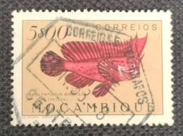 MOZPO0371UB9 - Fishes - 5$00 Beige Used Stamp - Mozambique - 1951 - Mosambik