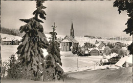 72403260 Schoenwald Schwarzwald Ortsansicht Mit Kirche Hoehenluftkurort Wintersp - Autres & Non Classés