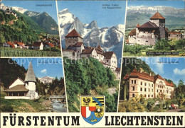72403195 Liechtenstein  Regierungsgebaeude Schloss Vaduz Kirchlein In Steg Liech - Liechtenstein