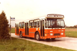 FBW Series 562 Autobus From Depot Chancy In 1988  -  15x10cms PHOTO - Autobús & Autocar