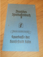 Altes Sparbuch Köln Nippes , 1946 - 1949 , Mathilde Bero Geb. Offermann In Köln Nippes , Sparkasse , Bank !! - Documentos Históricos