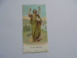 S Jean Baptiste Image Pieuse Religieuse Holly Card Religion Saint Santini Sint Sancta Sainte - Imágenes Religiosas