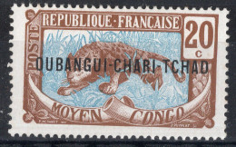 Oubangui Timbre-Poste N°7* Neuf Charnière TB Cote 5€00 - Unused Stamps