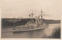 Warship Schlesien - Dampfer - Steamer - Military - Guerra