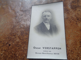 Doodsprentje/Bidprentje   Oscar VERSTAPPEN   Roux 1864-1937 Seneffe  (Wwe Maria-Francisca DEVOS) - Godsdienst & Esoterisme