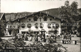 72402794 Oberammergau Dorfplatz Mit Hotel Alte Post Oberammergau - Oberammergau
