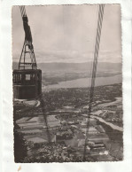 CPM. 15 X 10,5  -  GENEVE  Et  Le  LAC  LEMAN  Vu  Du  Téléférique  Du  MONT-SALEVE - Sonstige & Ohne Zuordnung