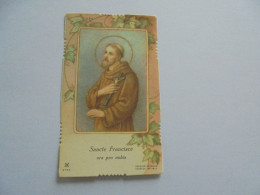 S Francisce Image Pieuse Religieuse Holly Card Religion Saint Santini Sint Sancta Sainte - Imágenes Religiosas