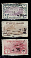 ORPHELINS - LOT TP N°166/168 OB TB - Used Stamps