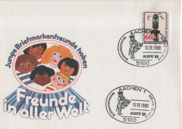 Germany Deutschland 1980 FDC Junge Briefmarkenfreunde Hoben AIXPO' 80 Aachen, Kolner Dom - 1971-1980