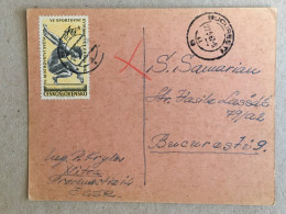 Ceska Republika Czechoslovakia Czech Republic - Bucuresti Sergiu Samarian Correspondence Chess 1962 Praha - Briefe U. Dokumente