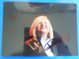 AUTOGRAPHE DE MICHELE TORR SUR PHOTO - Cantanti E Musicisti