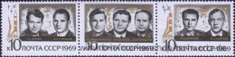 UDSSR 1969, Mi. 3682-84 ZD ** - Neufs
