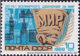 UDSSR 1969, Mi. 3636 ** - Ungebraucht