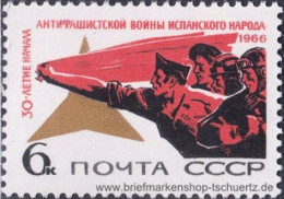 UDSSR 1966, Mi. 3294 ** - Unused Stamps