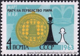 UDSSR 1963, Mi. 2763-65 A ** - Unused Stamps