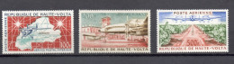 HAUTE VOLTA  PA  N° 1 à 3     NEUFS SANS CHARNIERE  COTE  25.00€   AVION CARTE - Haute-Volta (1958-1984)