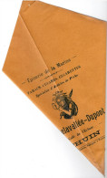 THUIN (Belg.) O. DELAVALLEE-DUPONT Café De L'Ecluse - Sachet (Cornet) / Vente De Tabac Ou Autres En Vrac - Avant 1914 - - Publicidad