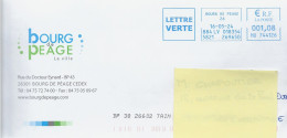 Lettre  De  Bourg De Péage  ( 26300 )  La Ville  -  Daté Du 16 - 05 - 2024 - Cartas & Documentos