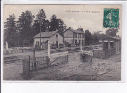 SAINT-PIERRE-la-COUR: Gare - état - Sonstige & Ohne Zuordnung