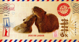 Billet "love Card Souvenir" - Portugal - Zoo De Lagos - Essais Privés / Non-officiels