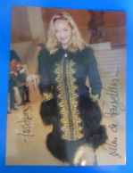 AUTOGRAPHE DE HELENE DE FOUGEROLLES SUR PHOTO - Schauspieler Und Komiker