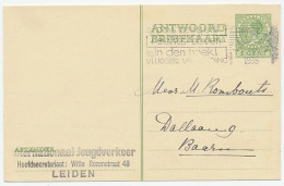 Briefkaart G. 230 A.krt. Leiden - Baarn 1935 - Entiers Postaux