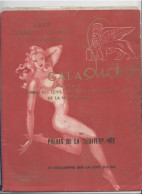 LIDO- Carnaval De NICE 1950-Galas Au Palais De La Méditerranée -Programme - Programs